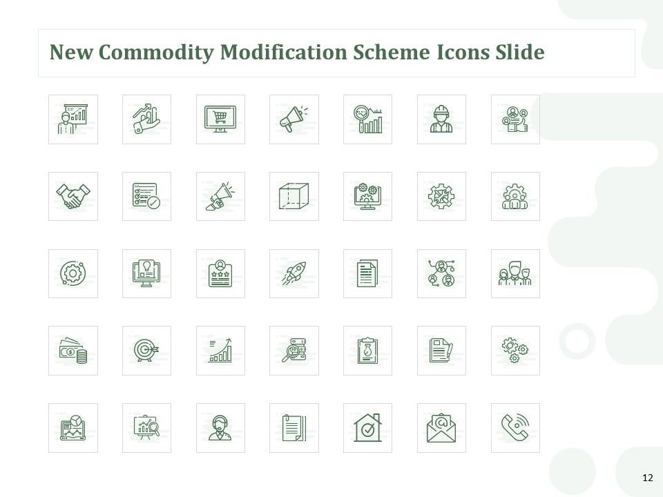 New Commodity Modification Scheme Ppt PowerPoint Presentation Complete Deck With Slides Slide12