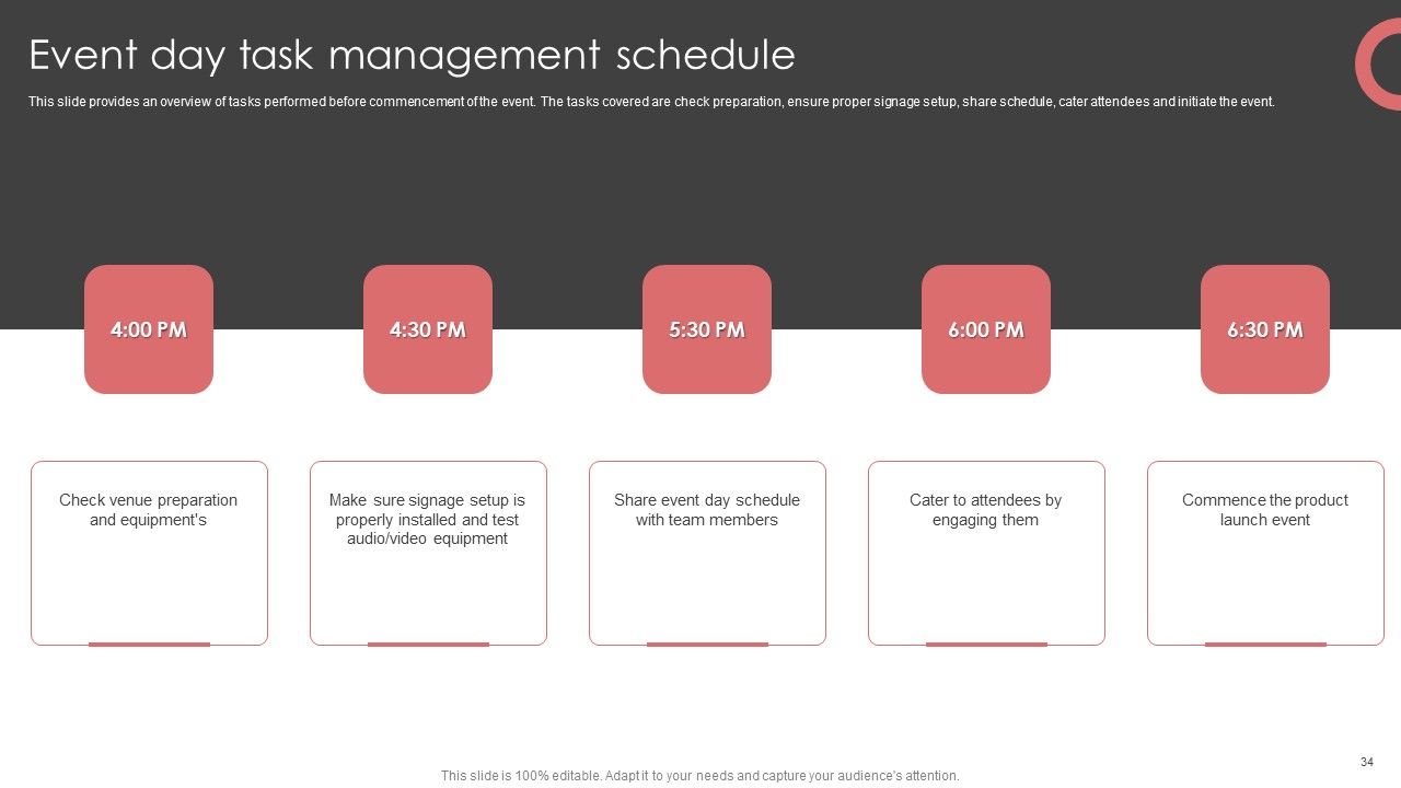 New Product Launch Event Management Activities Ppt PowerPoint Presentation Complete Deck With Slides Slide34