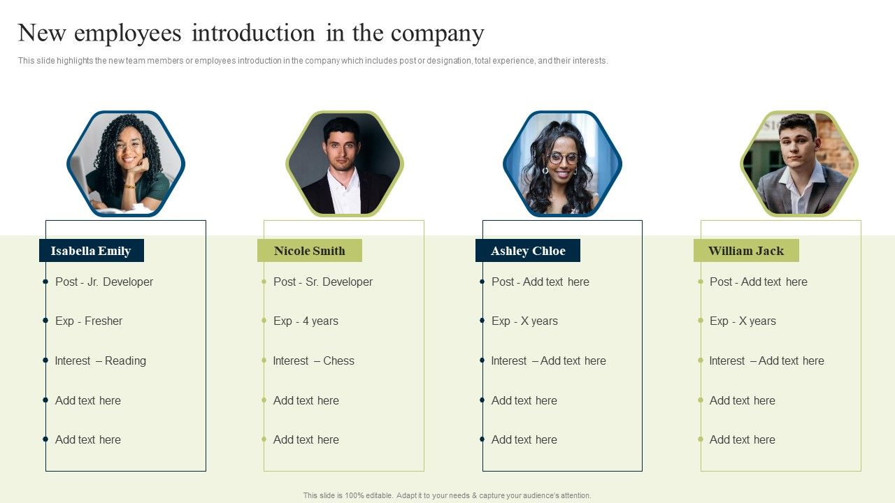 New Staff Onboarding Program New Employees Introduction In The Company ...