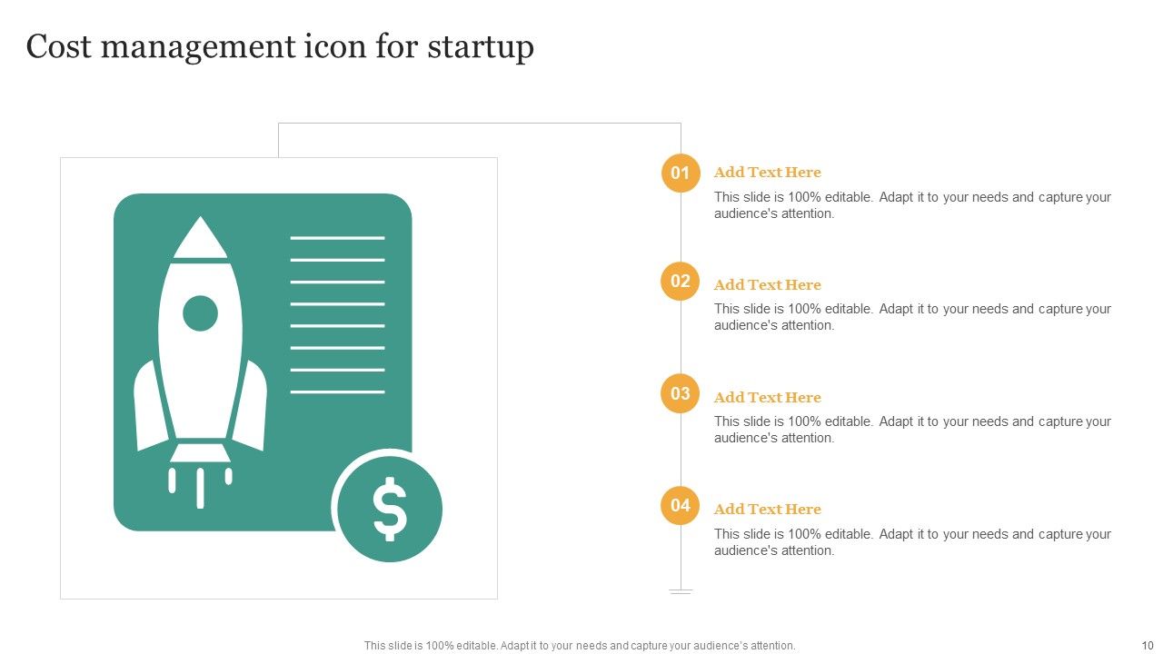 New Venture Cost Ppt PowerPoint Presentation Complete With Slides Slide10