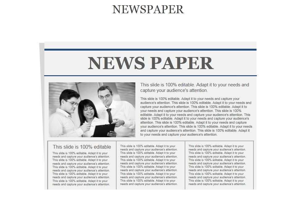 Newspaper Ppt PowerPoint Presentation Infographic Template Show
