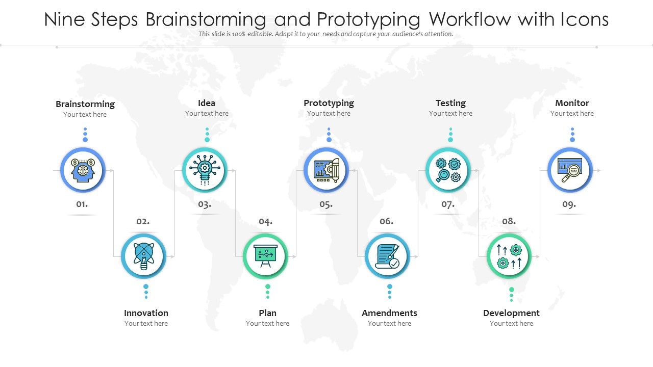 Nine_Steps_Brainstorming_And_Prototyping_Workflow_With_Icons_Ppt_PowerPoint_Presentation_File_Model_PDF_Slide_1.jpg