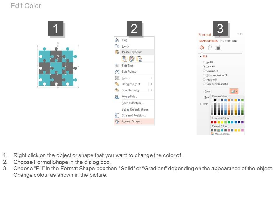 Nine Steps Puzzle Matrix Design Powerpoint Slides Slide03