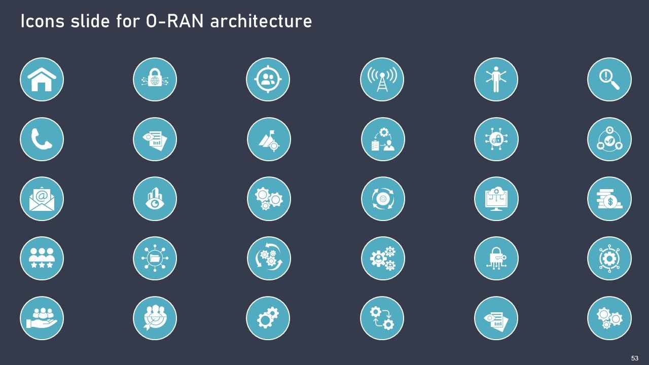 O RAN Architecture Ppt PowerPoint Presentation Complete Deck With Slides Slide53