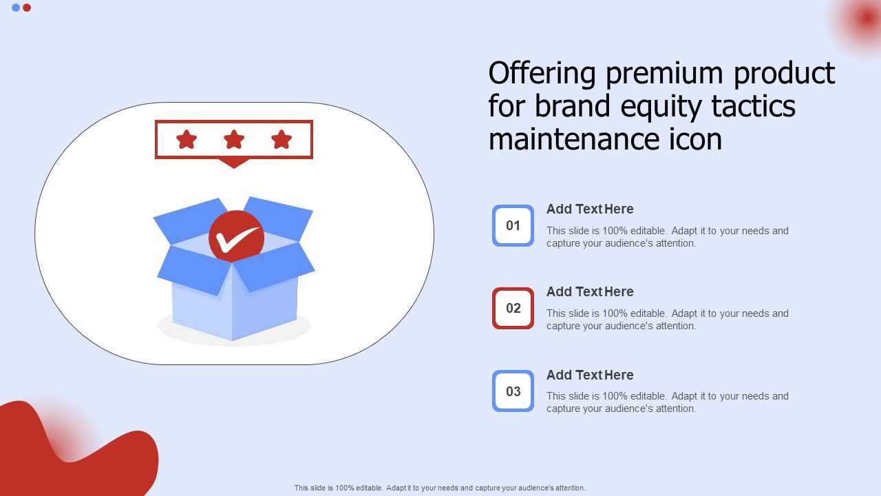 Offering_Premium_Product_For_Brand_Equity_Tactics_Maintenance_Icon_Template_PDF_Slide_1.jpg