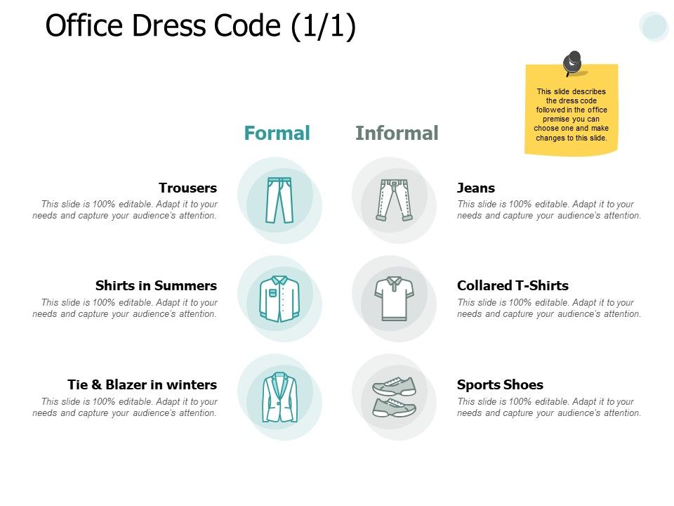 Office Dress Code Business Ppt PowerPoint Presentation Gallery Professional