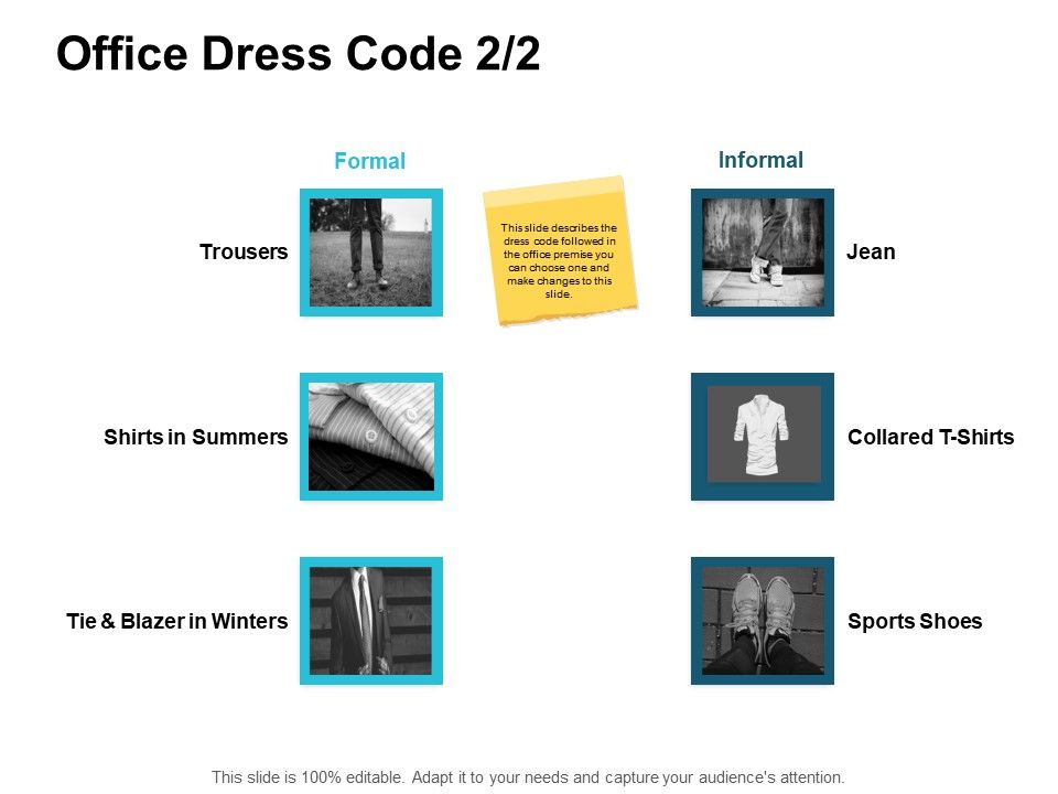 Office Dress Code Marketing Ppt PowerPoint Presentation Styles Templates