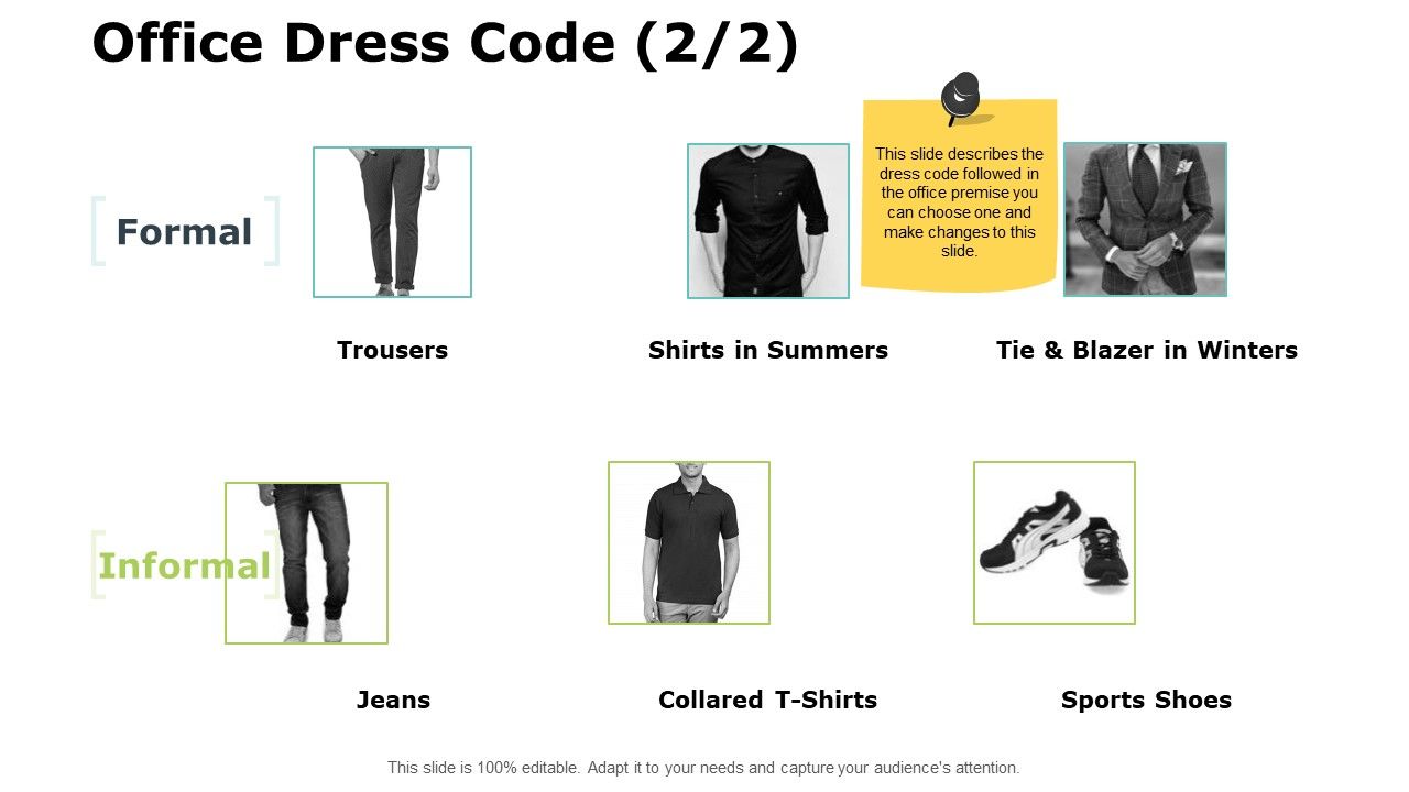 Office Dress Code Strategy Ppt PowerPoint Presentation Professional Layout