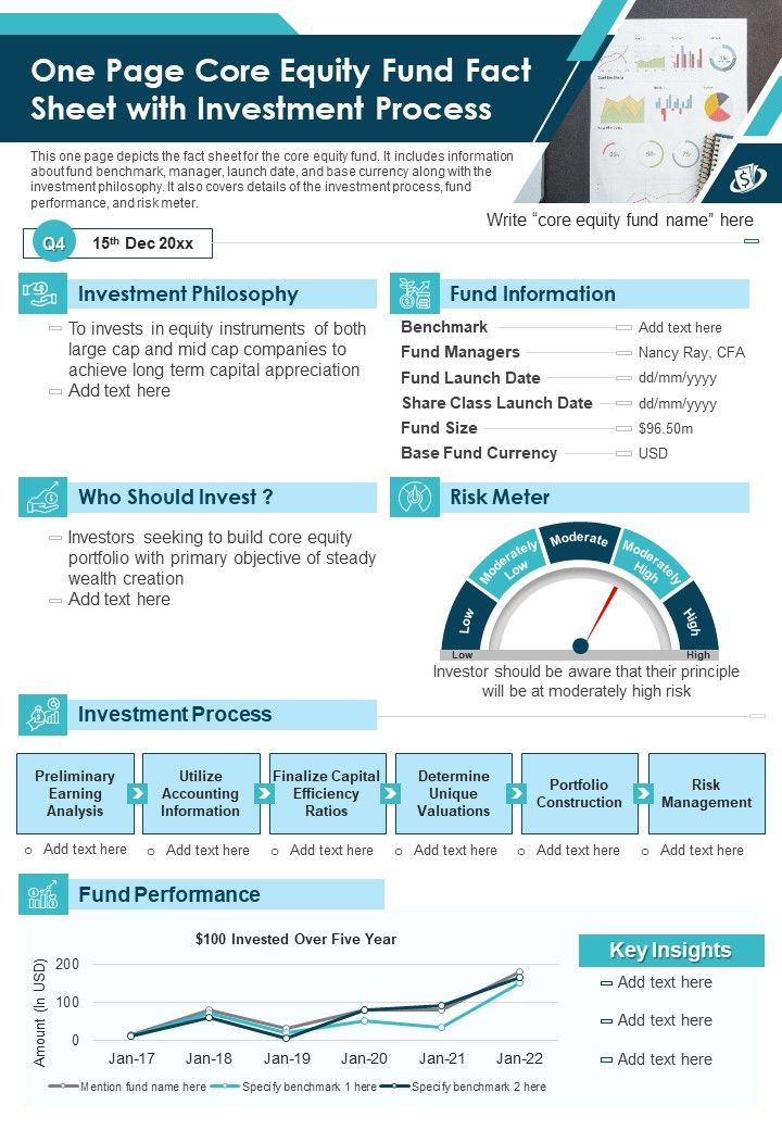 One_Page_Core_Equity_Fund_Fact_Sheet_With_Investment_Process_PDF_Document_PPT_Template_Slide_1.jpg