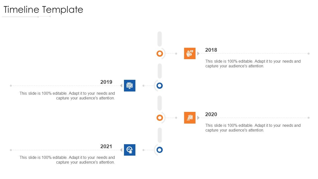 Online Marketing Approach And Execution Timeline Template Guidelines PDF