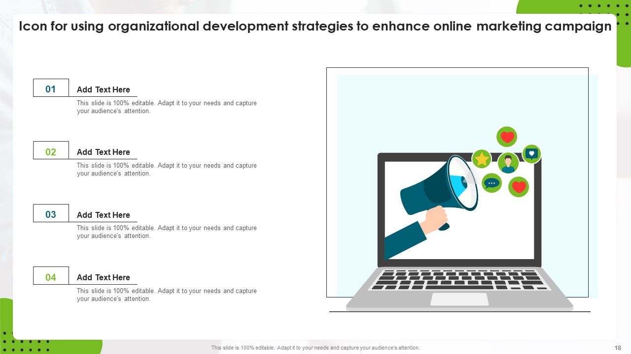 Online Marketing For Organizational Development Ppt PowerPoint Presentation Complete With Slides Slide18