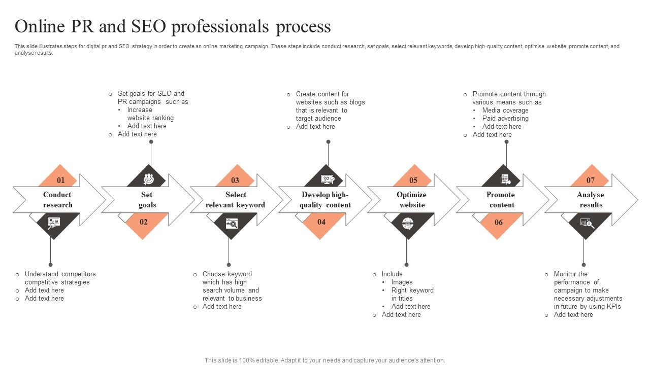 Online PR And SEO Professionals Process Portrait PDF