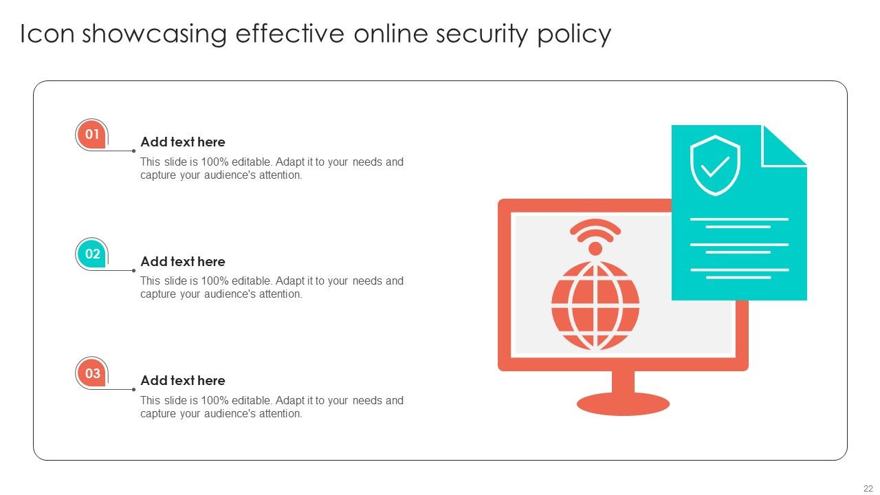 Online Security Ppt PowerPoint Presentation Complete Deck With Slides Slide22