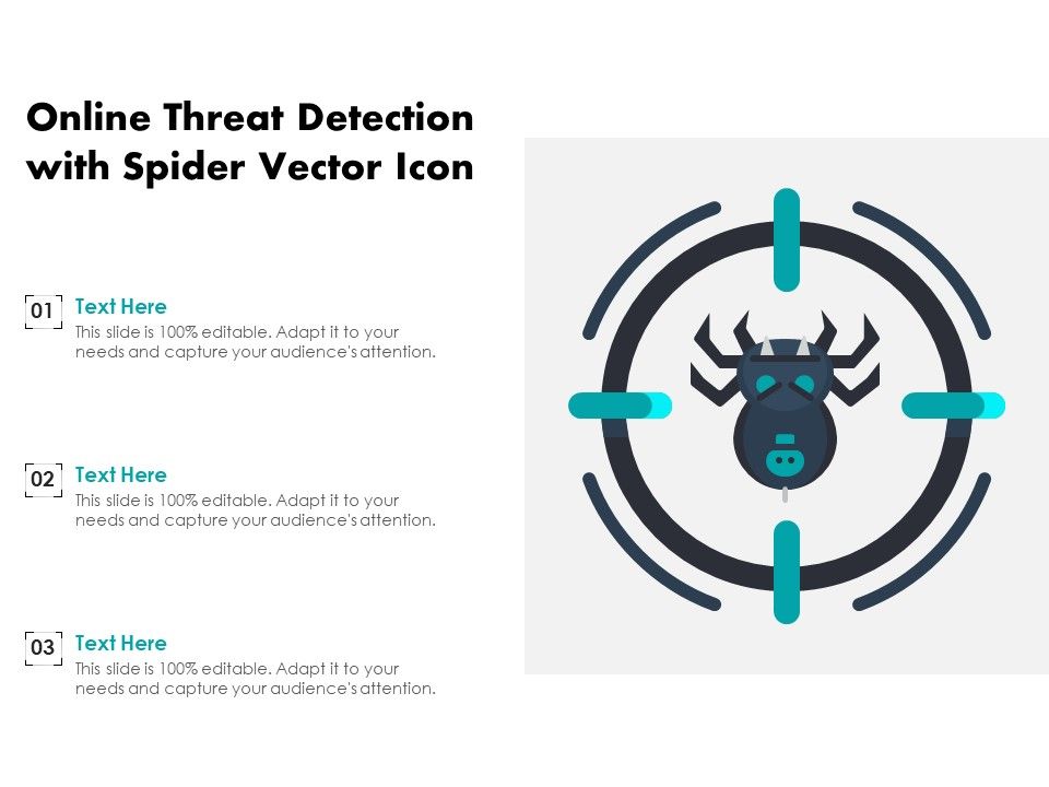 Online_Threat_Detection_With_Spider_Vector_Icon_Ppt_PowerPoint_Presentation_File_Visual_Aids_PDF_Slide_1.jpg