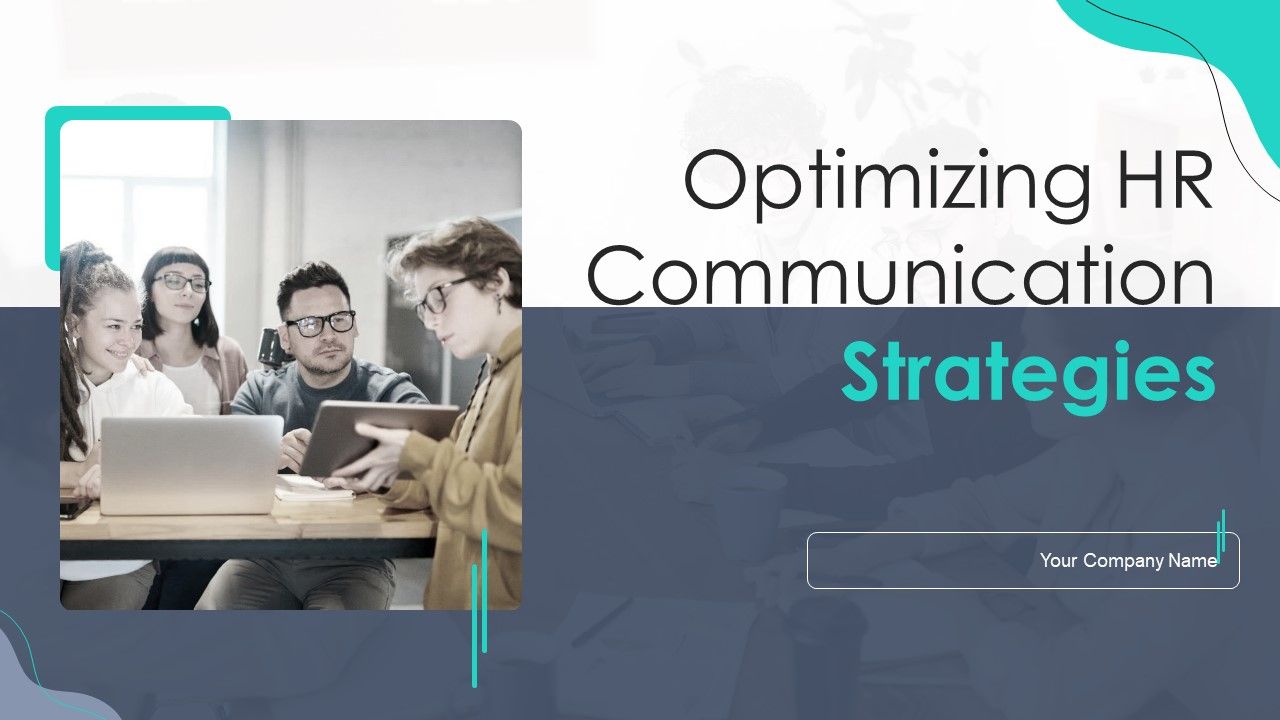 Optimizing HR Communication Strategies Ppt PowerPoint Presentation Complete Deck With Slides Slide01