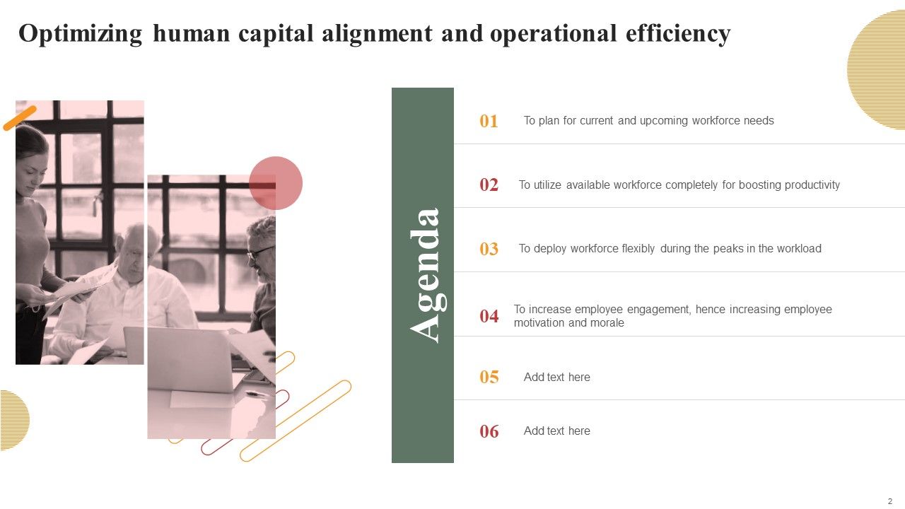 Optimizing Human Capital Alignment And Operational Efficiency Ppt PowerPoint Presentation Complete Deck With Slides Slide02