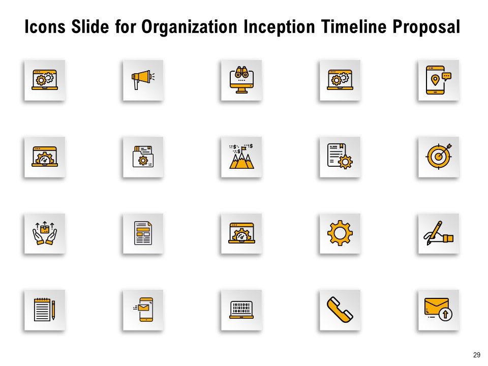 Organization Inception Timeline Proposal Ppt PowerPoint Presentation Complete Deck With Slides Slide29