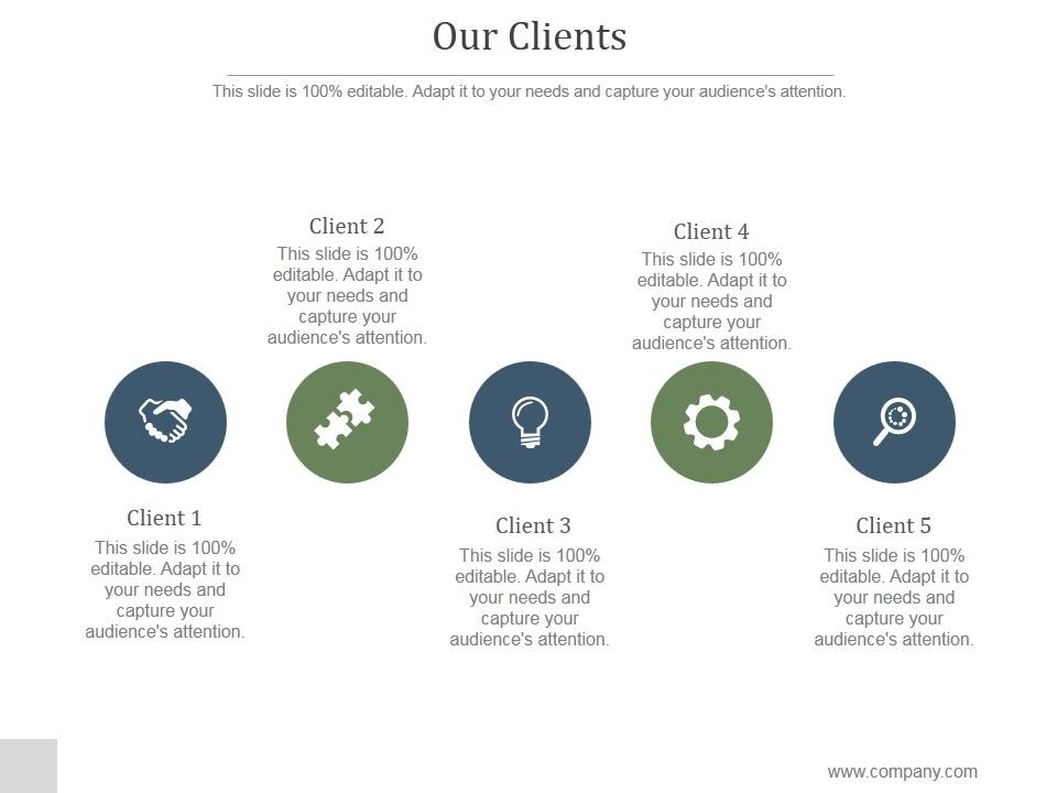 Our Clients Ppt PowerPoint Presentation Backgrounds