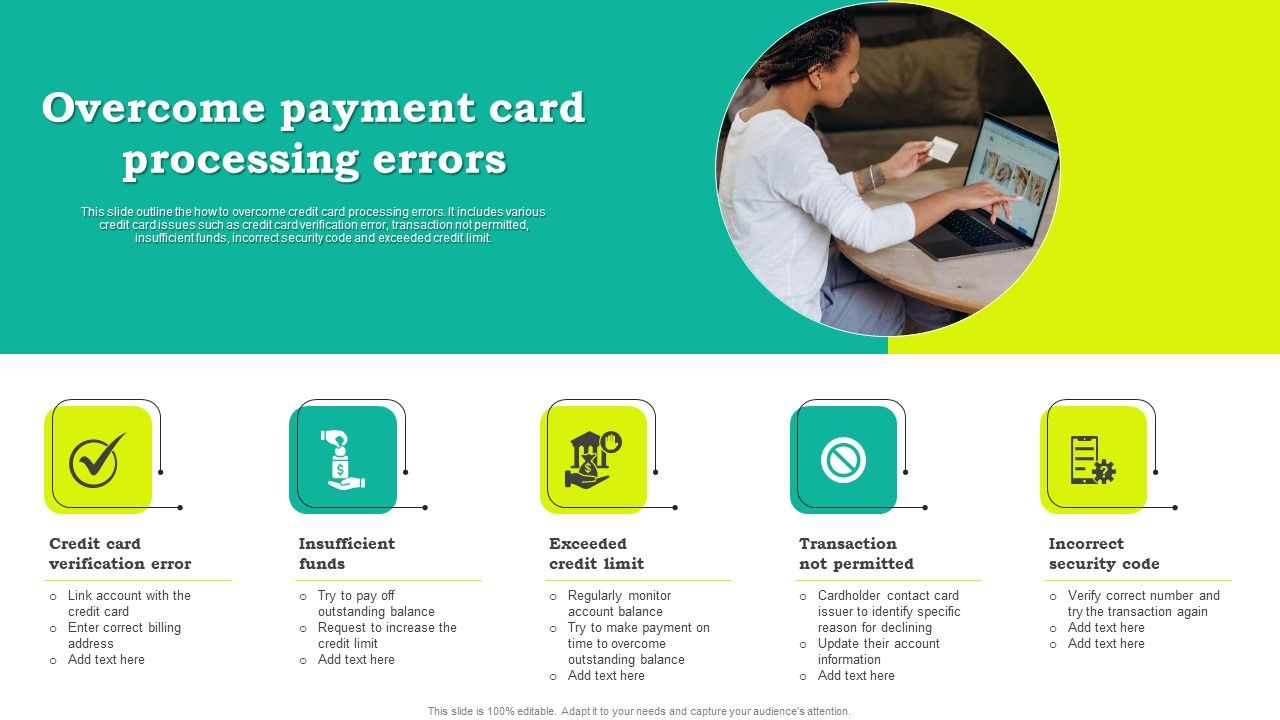 Payment Card Processing Errors Information PDF