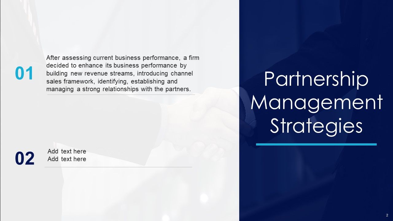 Partnership Management Strategies Ppt PowerPoint Presentation Complete Deck With Slides Slide02