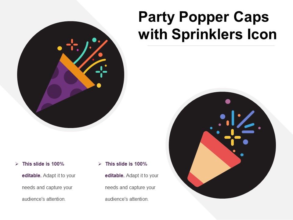 Party_Popper_Caps_With_Sprinklers_Icon_Ppt_PowerPoint_Presentation_Gallery_Examples_PDF_Slide_1.jpg