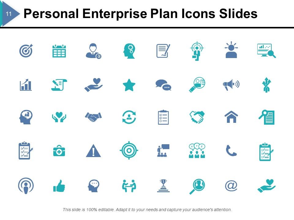 Personal Enterprise Plan Ppt PowerPoint Presentation Complete Deck With Slides Slide11