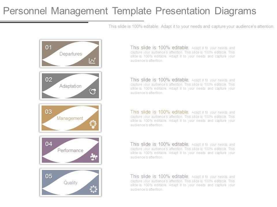 Personnel Management Template Presentation Diagrams