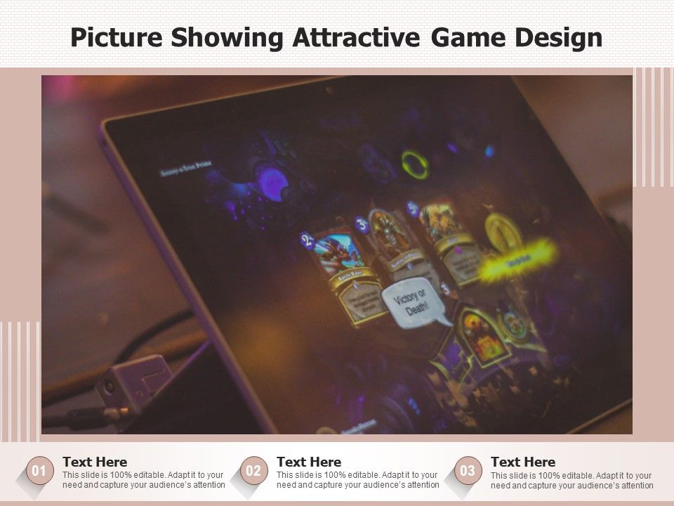 Picture Showing Attractive Game Design Ppt PowerPoint Presentation ...