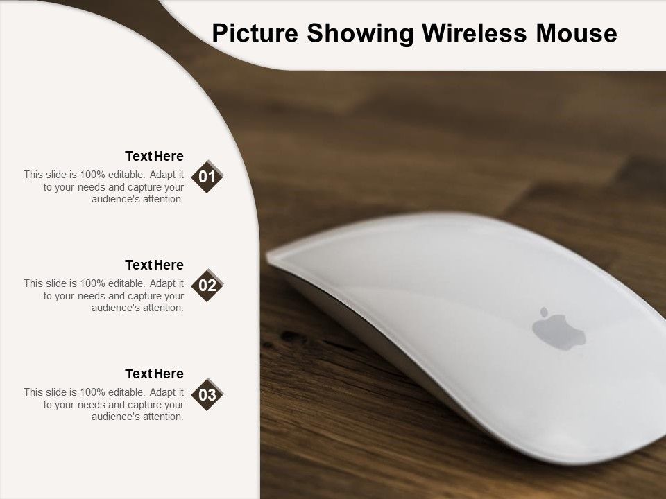 Picture Showing Wireless Mouse Ppt PowerPoint Presentation Professional