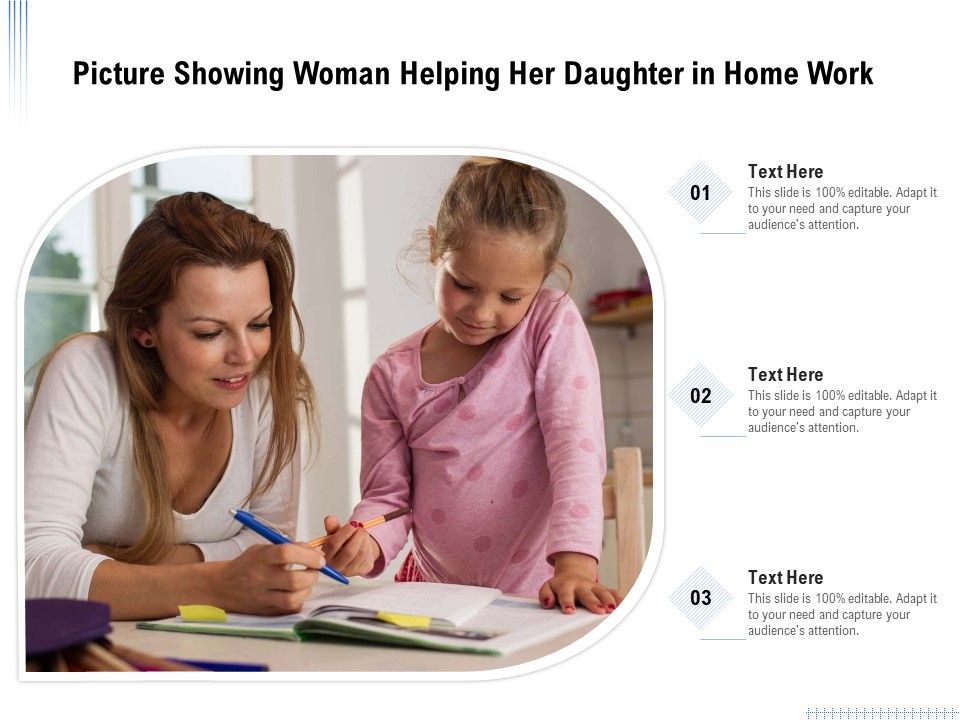 Picture_Showing_Woman_Helping_Her_Daughter_In_Home_Work_Ppt_PowerPoint_Presentation_Icon_Example_PDF_Slide_1.jpg