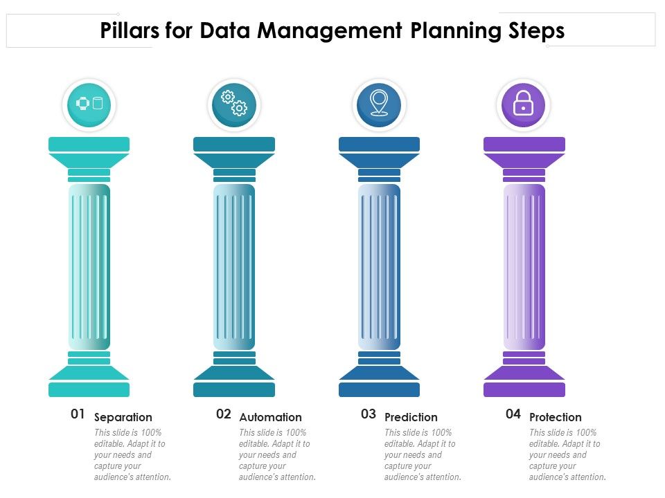 Pillars For Data Management Planning Steps Ppt PowerPoint Presentation ...