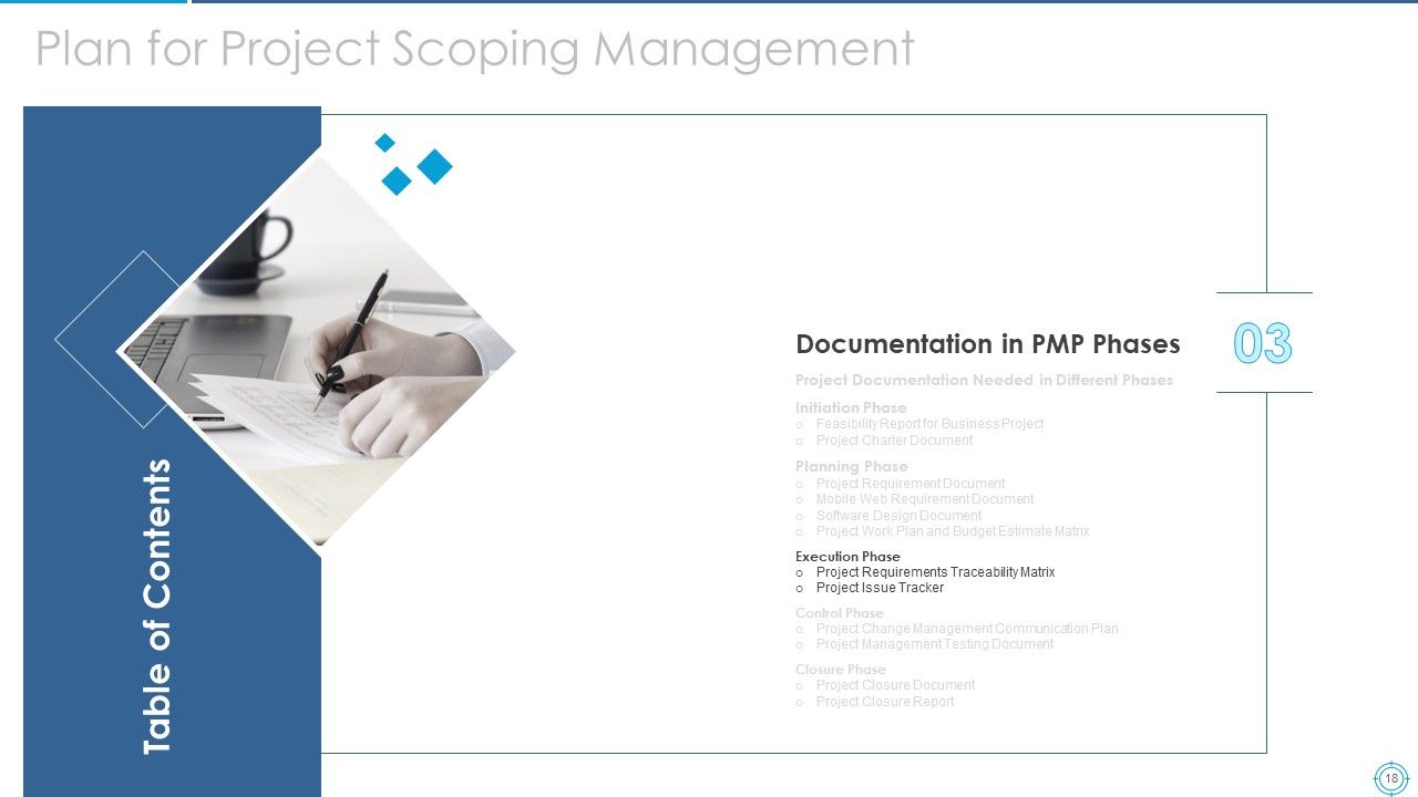 Plan For Project Scoping Management Ppt PowerPoint Presentation Complete With Slides Slide18