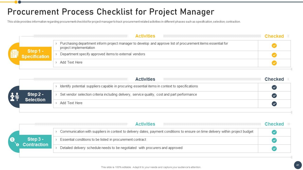 Playbook For Project Administrator Ppt PowerPoint Presentation Complete Deck With Slides Slide41