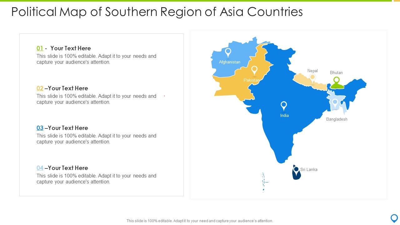 Political_Map_Of_Southern_Region_Of_Asia_Countries_Information_PDF_Slide_1.jpg