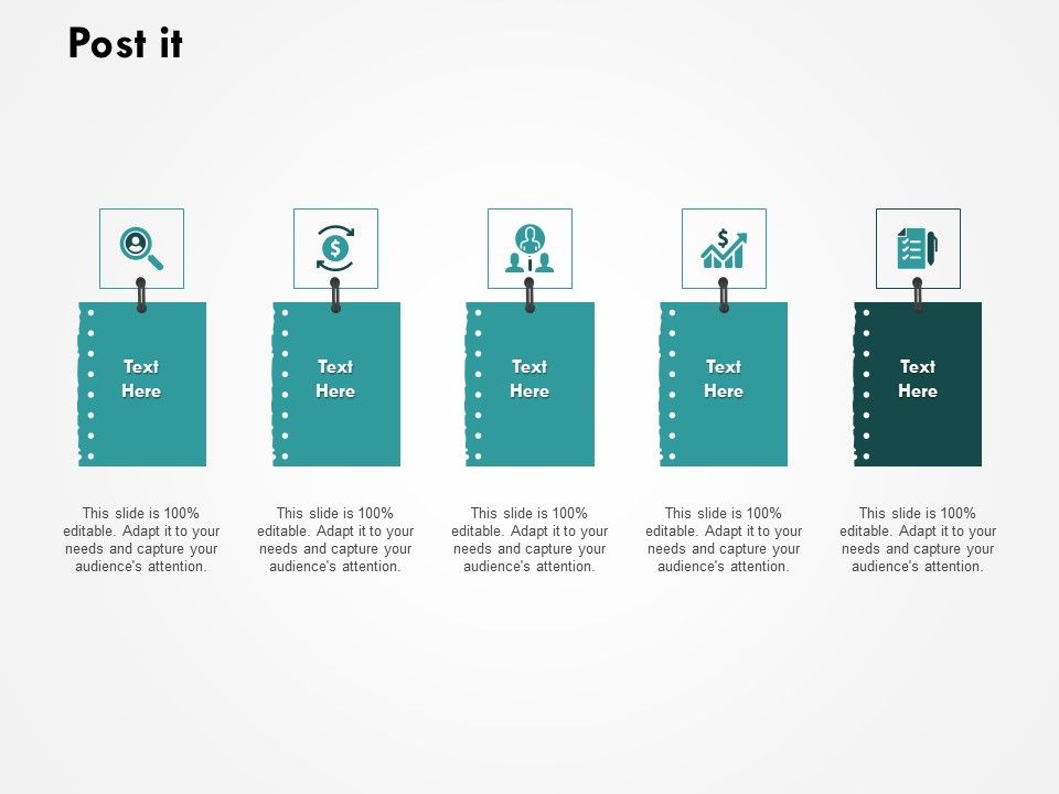 Post it process management ppt powerpoint presentation infographics