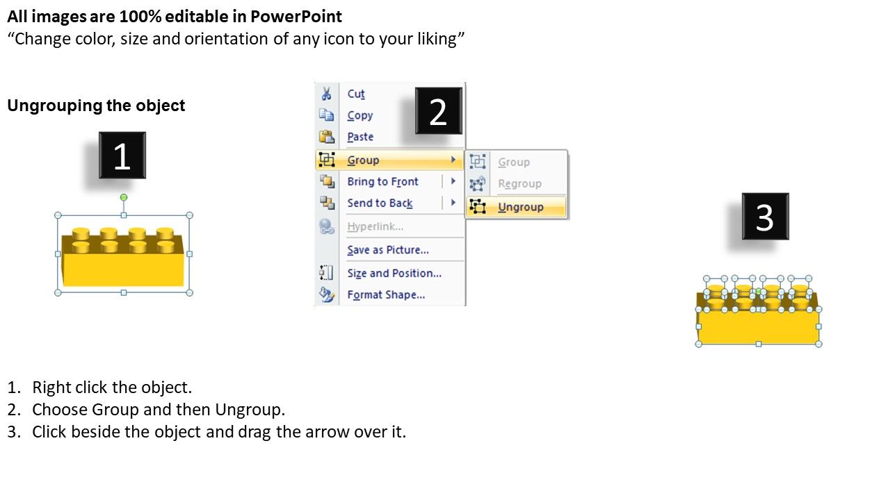 PowerPoint Slidelayout Process Lego Blocks Ppt Process Slide02