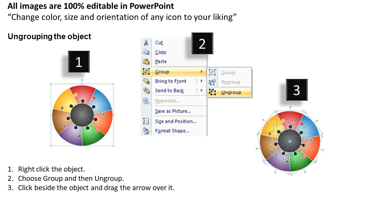 PowerPoint Slides Marketing Circular Puzzle Ppt Layouts Slide02