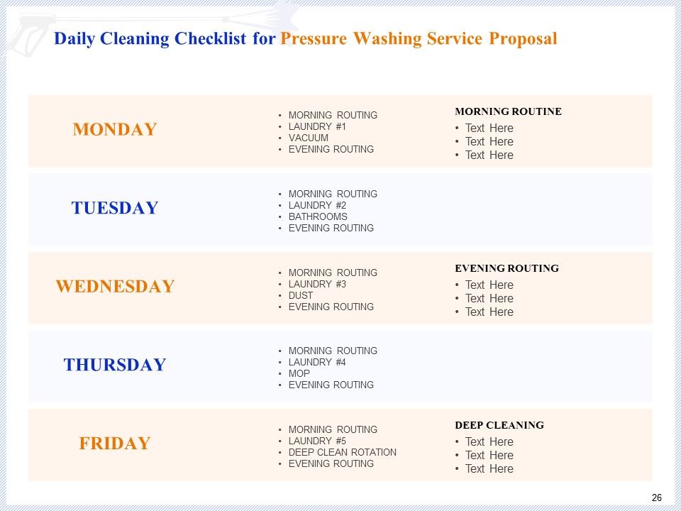 Pressure Cleaning Proposal And Service Agreement Ppt PowerPoint Presentation Complete Deck With Slides Slide26