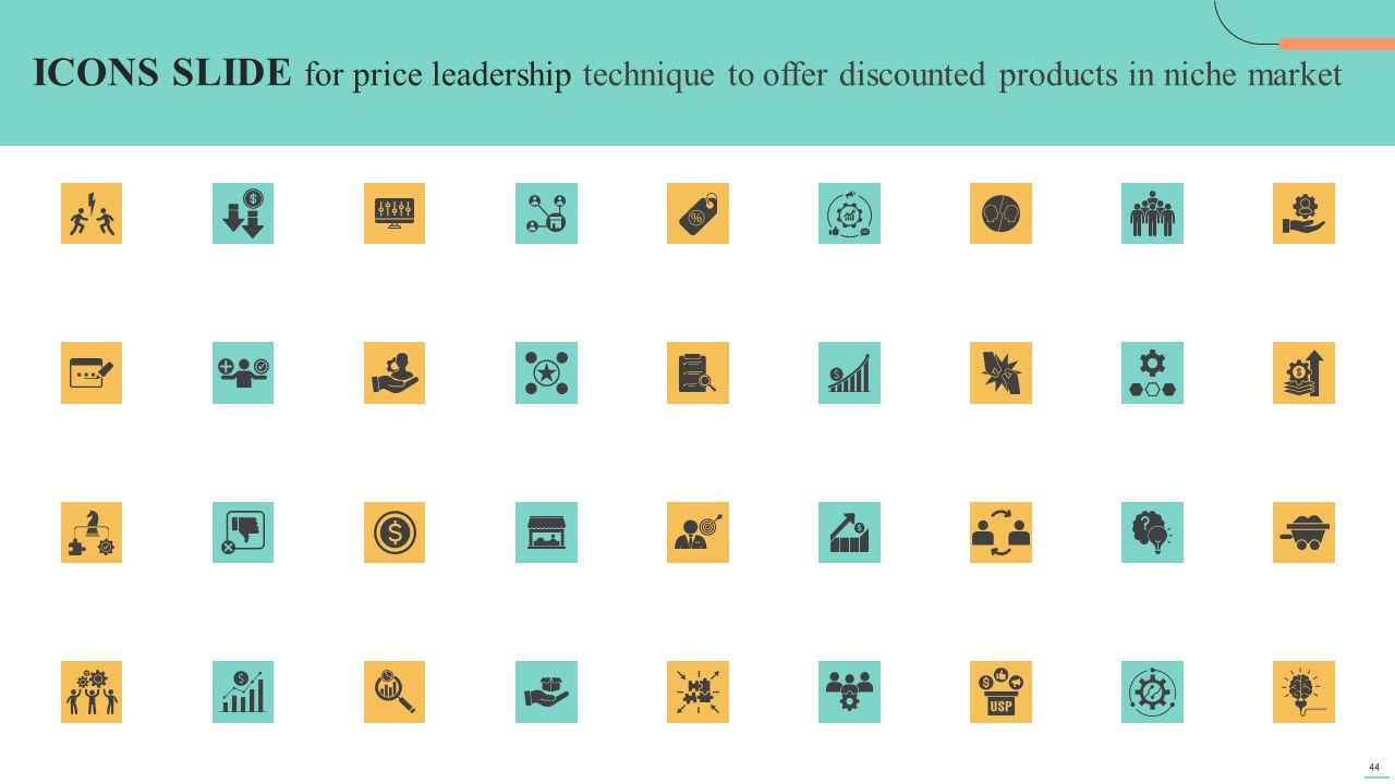 Price Leadership Technique To Offer Discounted Products In Niche Market Ppt PowerPoint Presentation Complete Deck With Slides Slide44
