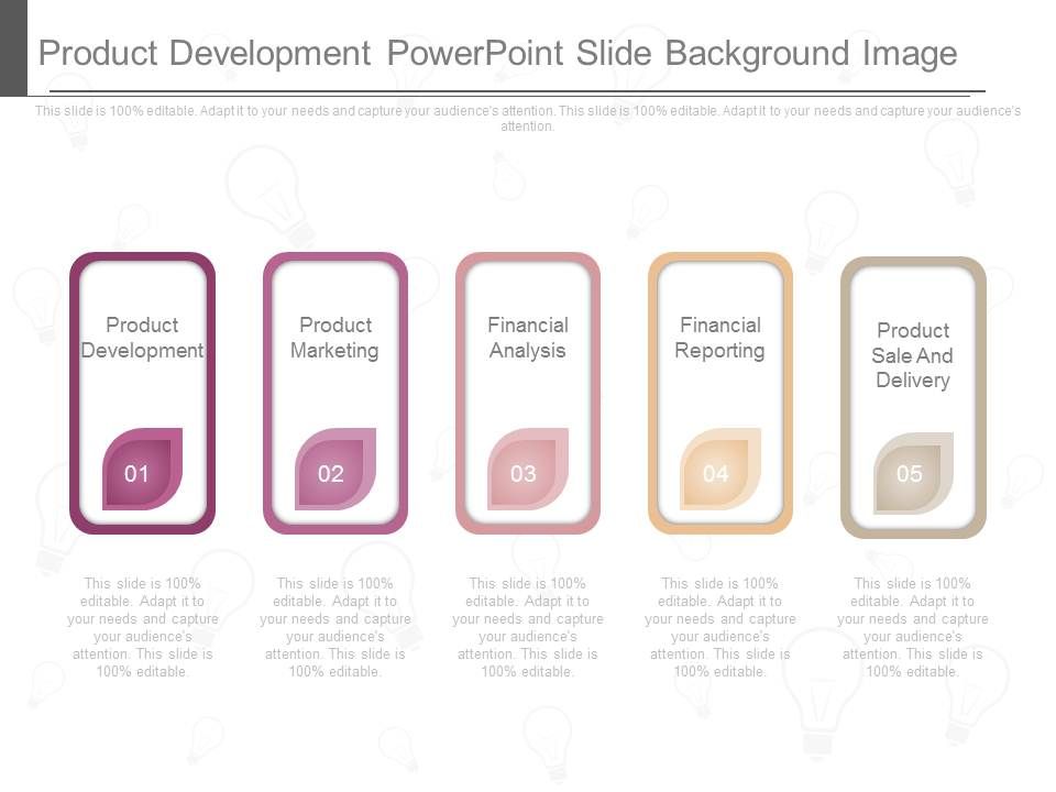 Product Development Powerpoint Slide Background Image