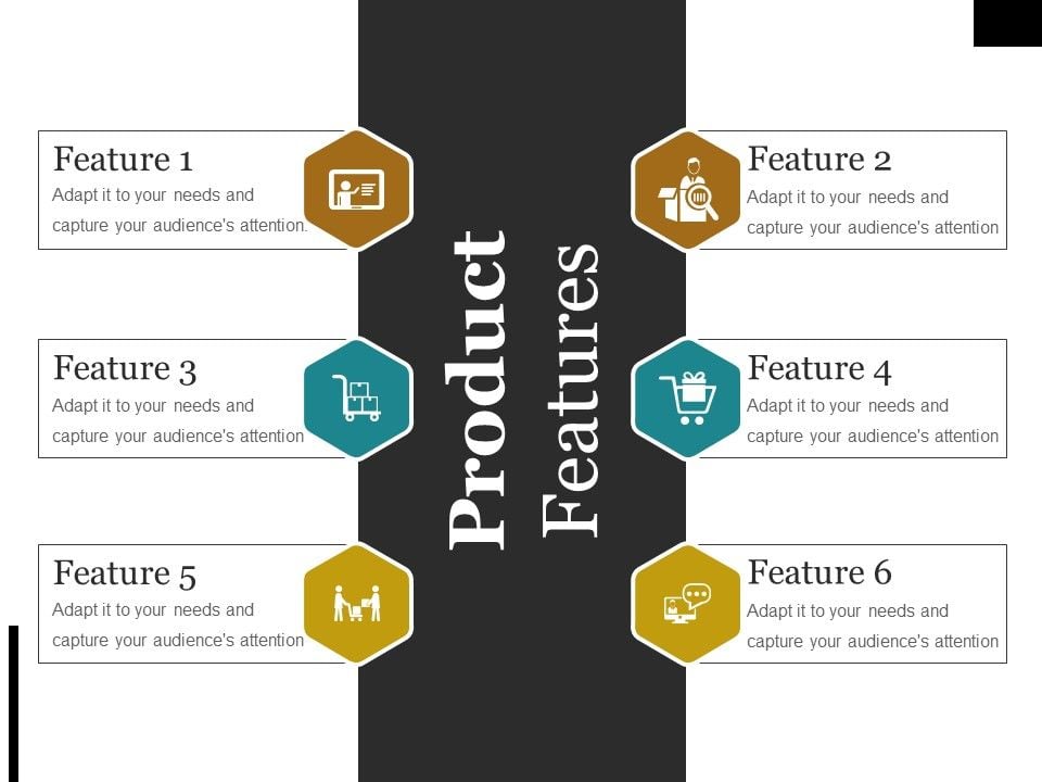 Product Features Template Ppt PowerPoint Presentation File Example File