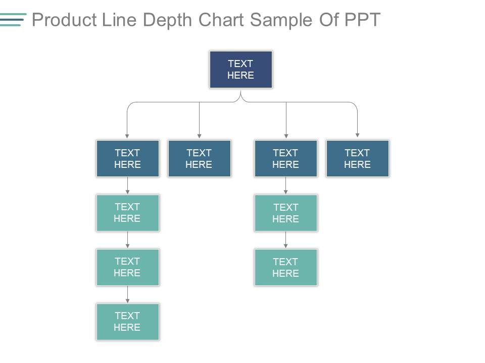 Product Line Depth Chart Sample Of Ppt