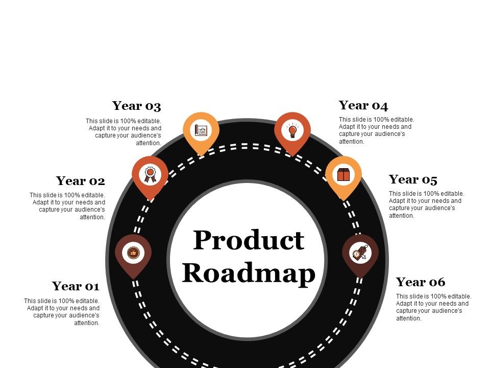 Product Roadmap Ppt PowerPoint Presentation Slides Designs Download