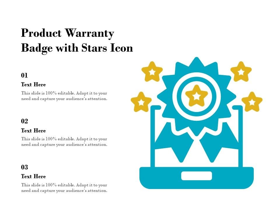 Product_Warranty_Badge_With_Stars_Icon_Ppt_PowerPoint_Presentation_Pictures_Example_Topics_PDF_Slide_1.jpg