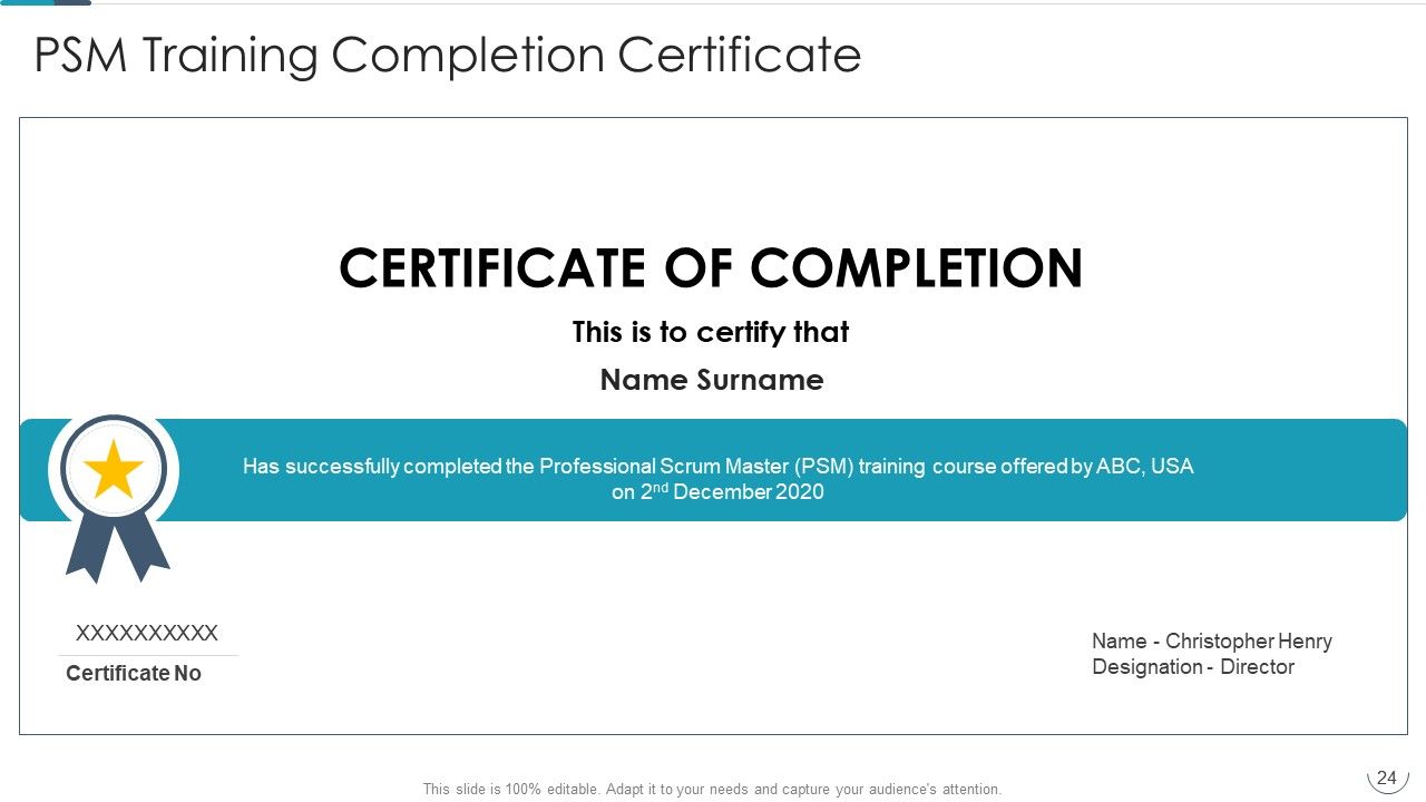 Professional Agile Master Certification Procedure Information Technology Ppt PowerPoint Presentation Complete Deck With Slides Slide24