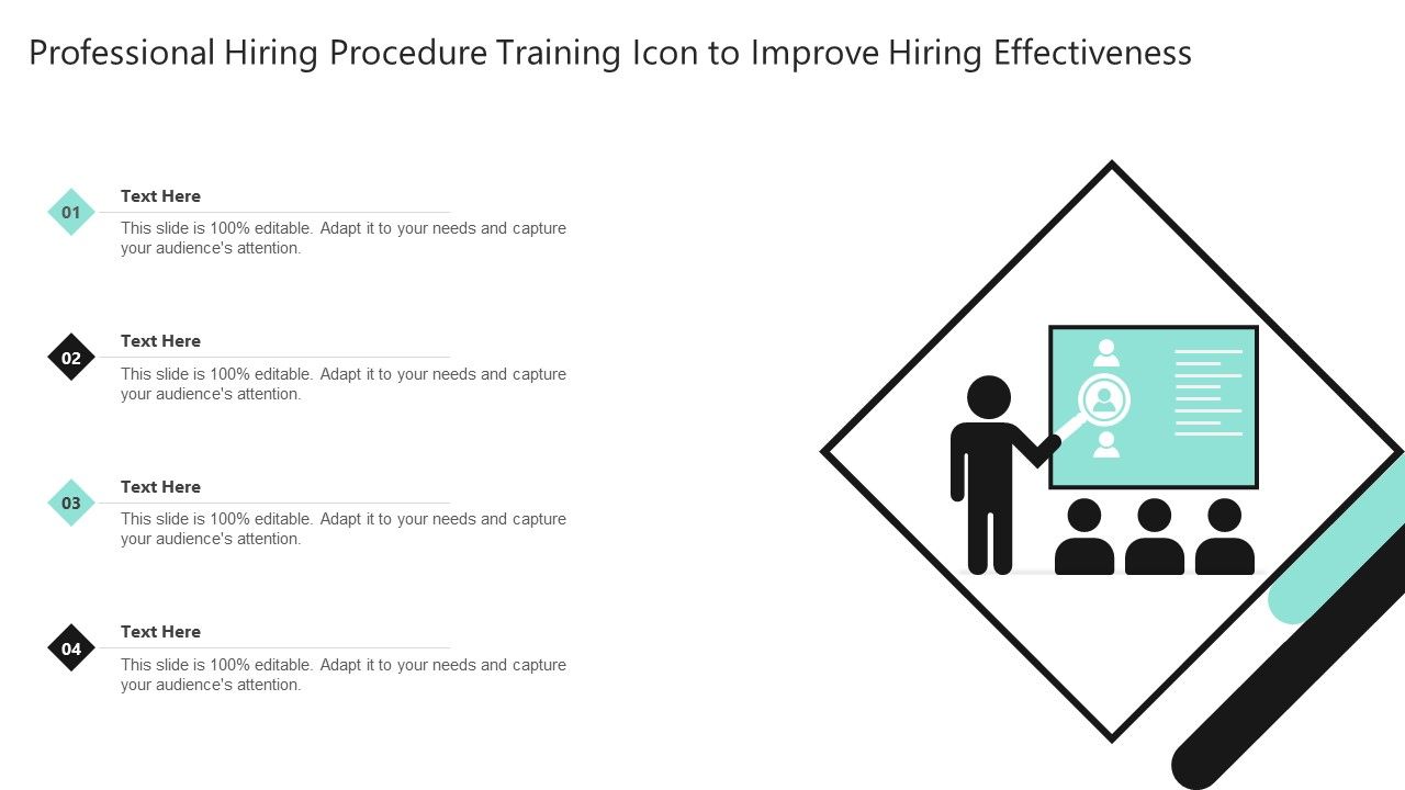 Professional_Hiring_Procedure_Training_Icon_To_Improve_Hiring_Effectiveness_Summary_PDF_Slide_1.jpg