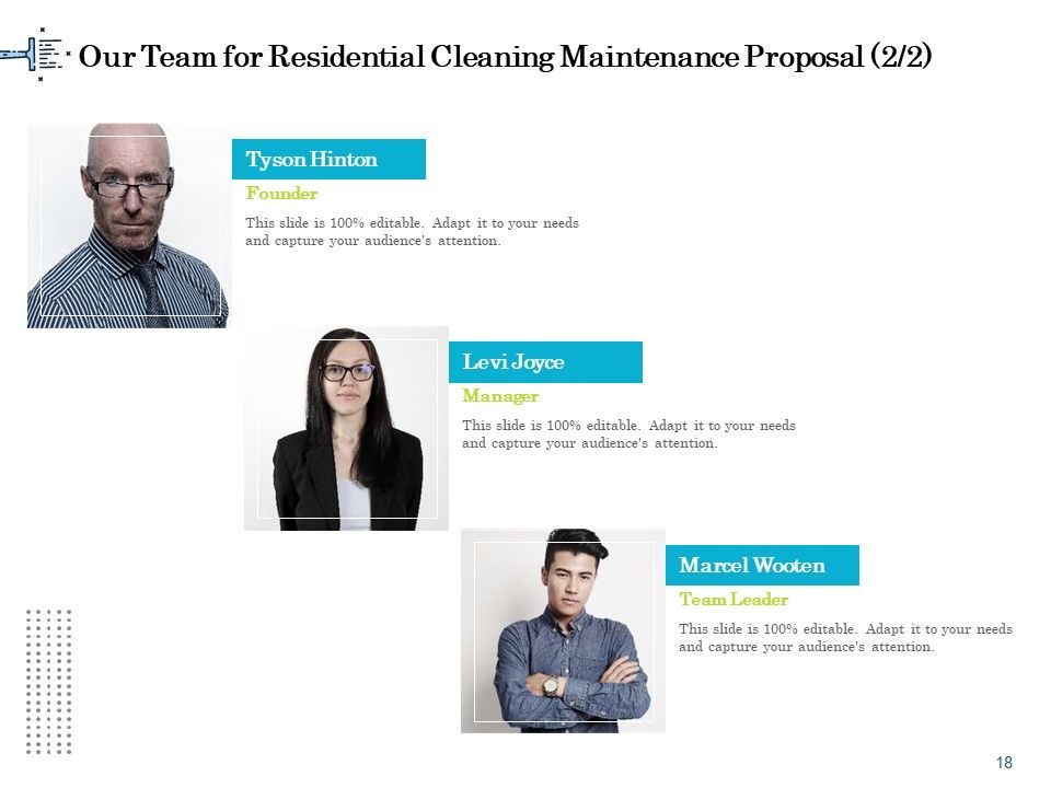 Professional House Cleaning Service Proposal Ppt PowerPoint Presentation Complete Deck With Slides Slide18
