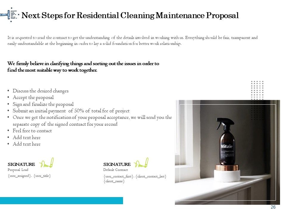 Professional House Cleaning Service Proposal Ppt PowerPoint Presentation Complete Deck With Slides Slide26