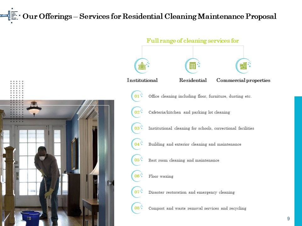 Professional House Cleaning Service Proposal Ppt PowerPoint Presentation Complete Deck With Slides Slide09