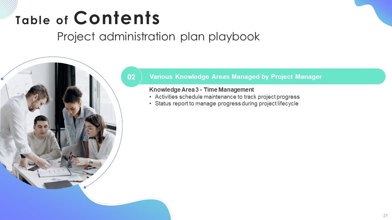 Project Administration Plan Playbook Ppt PowerPoint Presentation Complete Deck With Slides Slide21